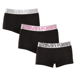 3PACK Herren Klassische Boxershorts Calvin Klein schwarz (NB3074A-MHQ)