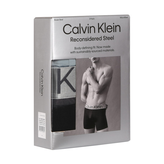 3PACK Herren Klassische Boxershorts Calvin Klein mehrfarbig (NB3075A-N2D)