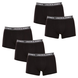 5PACK Herren Klassische Boxershorts Jack and Jones schwarz (12142342)