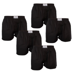5PACK Herren-Shorts Styx klassisch elastisch schwarz (5A0960)