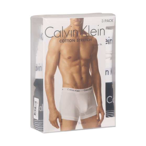 3PACK Herren Klassische Boxershorts Calvin Klein mehrfarbig (U2662G-IOT)