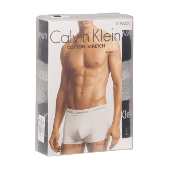 3PACK Herren Klassische Boxershorts Calvin Klein mehrfarbig (U2664G-YKS)