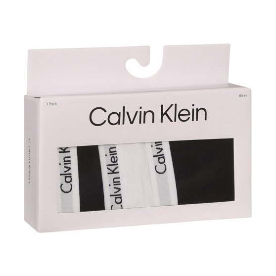 3PACK Damen Slips Calvin Klein mehrfarbig (QD3588E-WZB)