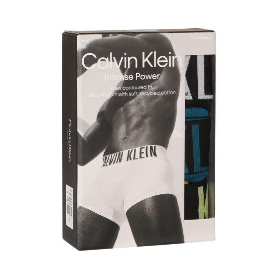 3PACK Herren Klassische Boxershorts Calvin Klein mehrfarbig (NB3608A-OG5)
