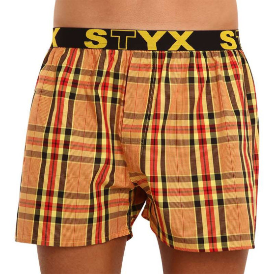 3PACK Herren Boxershorts Styx sportlicher Gummizug mehrfarbig (3B092140)