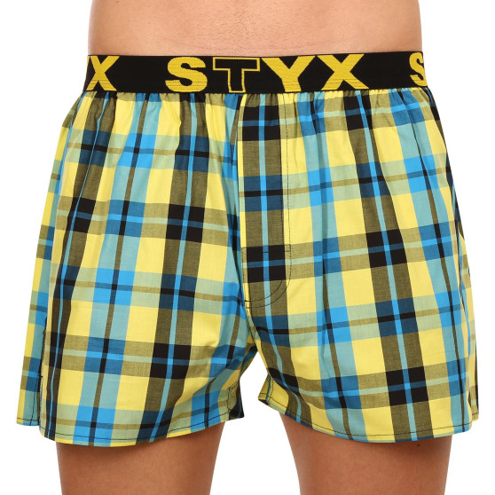 3PACK Herren Boxershorts Styx sportlicher Gummizug mehrfarbig (3B092140)