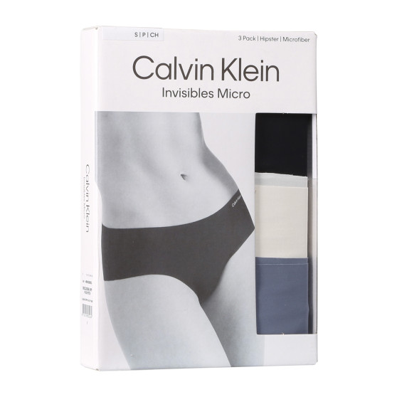 3PACK Damenslips Calvin Klein nahtlos mehrfarbig (QD3559E-NP0)