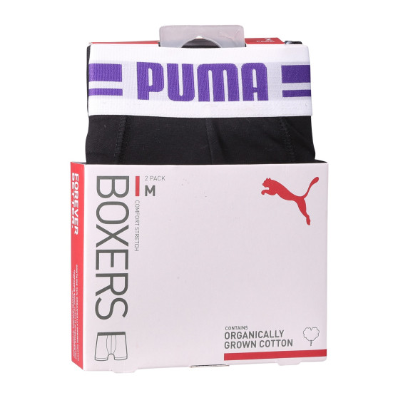 2PACK Herren Klassische Boxershorts Puma schwarz (701226763 008)