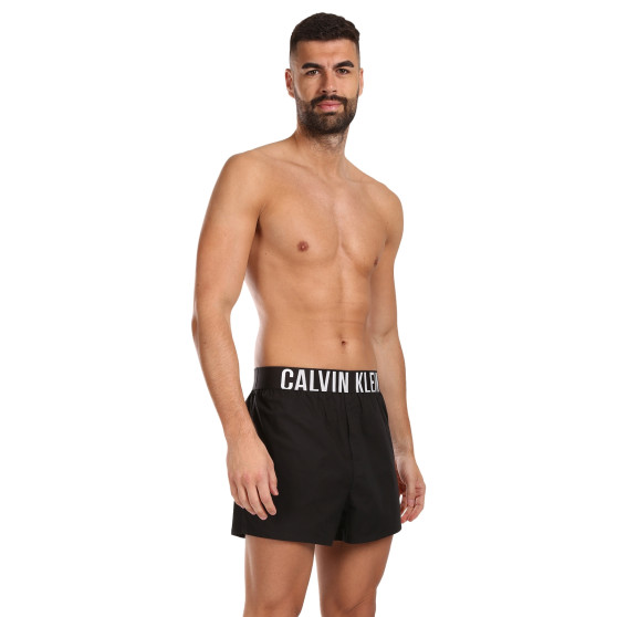 2PACK Herren Boxershorts Calvin Klein schwarz (NB3833A-MVL)