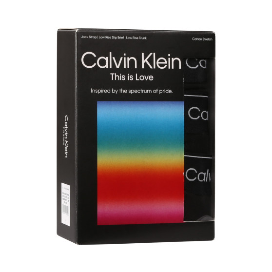 3PACK Herrenunterwäsche Calvin Klein mix schwarz (NB3877A-UB1)