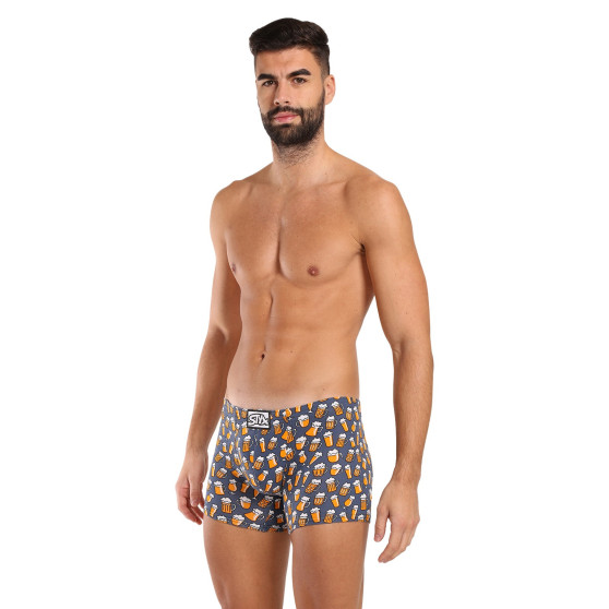 3PACK Herren Klassische Boxershorts  Styx long art klassicher Gummizug mehrfarbig (3F13714)