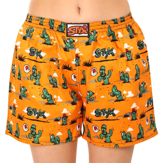 3PACK Styx Schlafshorts für Frauen mehrfarbig (3DTD13199)