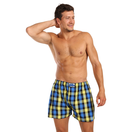 Herren Boxershorts Styx klassischer Gummizug mehrfarbig (A1039)