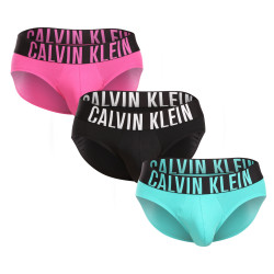 3PACK Herren Slips Calvin Klein mehrfarbig (NB3607A-LXP)