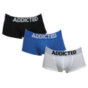 3PACK Herren-Boxershorts Addicted mehrfarbig (AD421P-3COL)