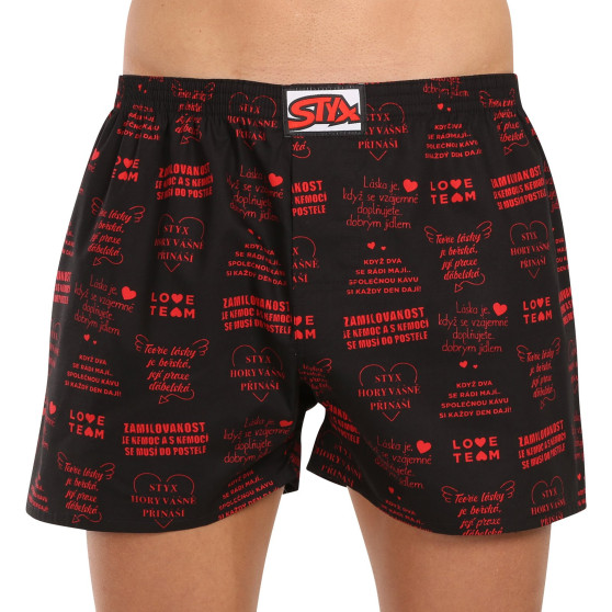 10PACK Herren Boxershorts Styx art klassischer Gummizug mehrfarbig (10A147374790789)