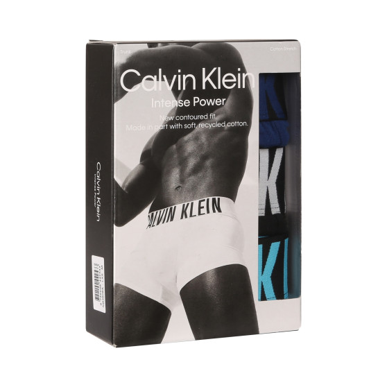 3PACK Herren Klassische Boxershorts Calvin Klein mehrfarbig (NB3608A-LXS)