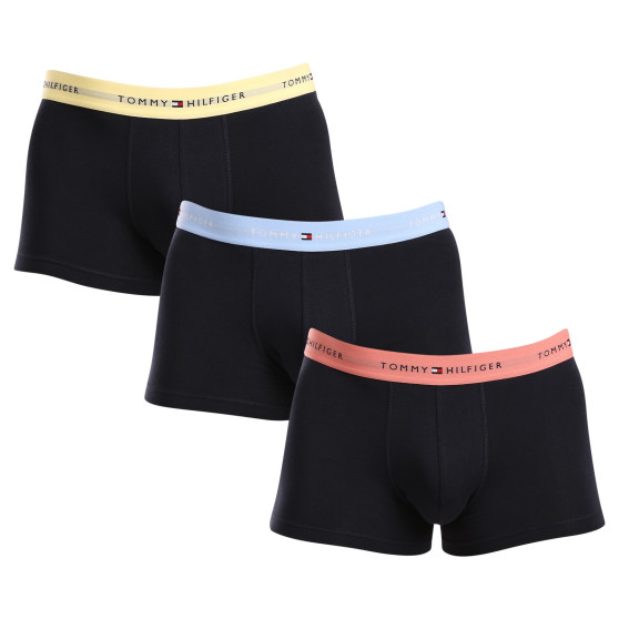 3PACK Herren Klassische Boxershorts Tommy Hilfiger dunkelblau (UM0UM02763 0XM)