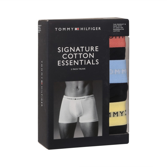 3PACK Herren Klassische Boxershorts Tommy Hilfiger dunkelblau (UM0UM02763 0XM)