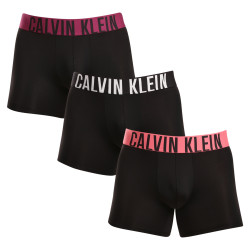 3PACK Herren Klassische Boxershorts Calvin Klein schwarz (NB3612A-MDL)