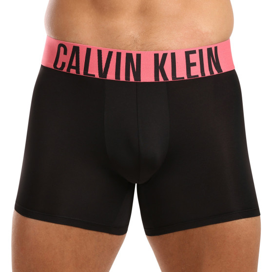 3PACK Herren Klassische Boxershorts Calvin Klein schwarz (NB3612A-MDL)