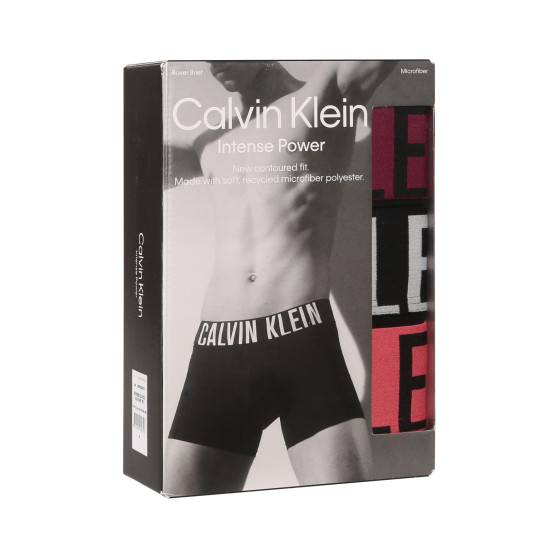 3PACK Herren Klassische Boxershorts Calvin Klein schwarz (NB3612A-MDL)