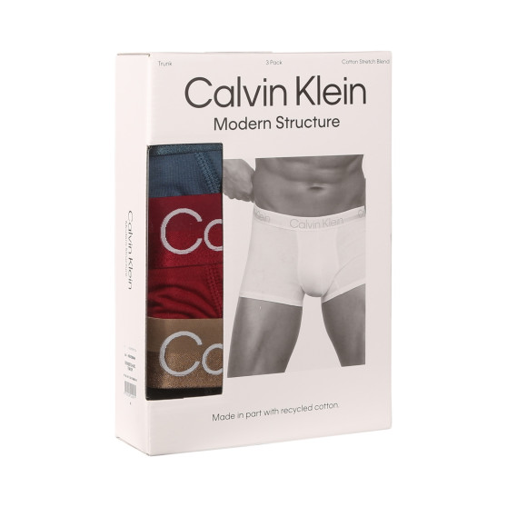 3PACK Herren Klassische Boxershorts Calvin Klein mehrfarbig (NB2970A-MCI)