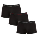 3PACK Herren Klassische Boxershorts Calvin Klein schwarz (U2664G-NOU)