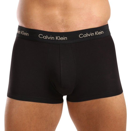 3PACK Herren Klassische Boxershorts Calvin Klein schwarz (U2664G-NOU)