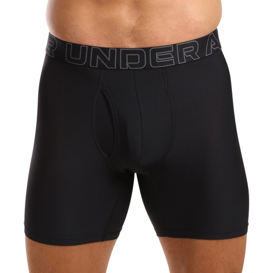 3PACK Herren Klassische Boxershorts Under Armour schwarz (1383884 001)