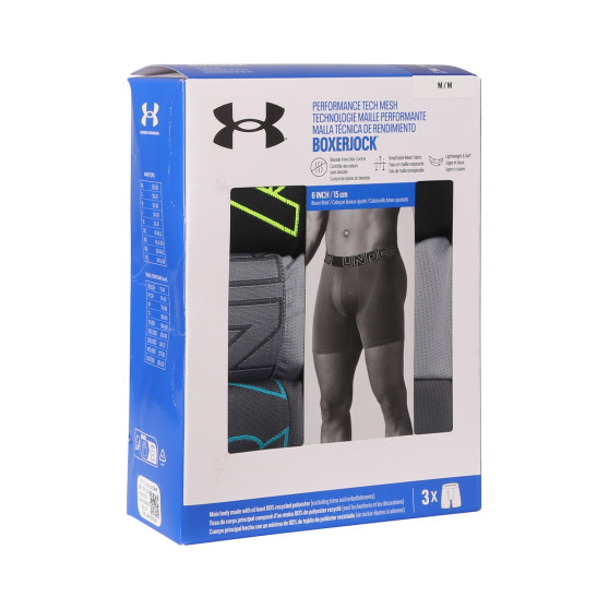 3PACK Herren Klassische Boxershorts Under Armour mehrfarbig (1383884 002)