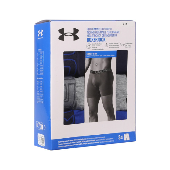 3PACK Herren Klassische Boxershorts Under Armour mehrfarbig (1383884 410)