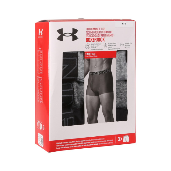 3PACK Herren Klassische Boxershorts Under Armour mehrfarbig (1383882 035)