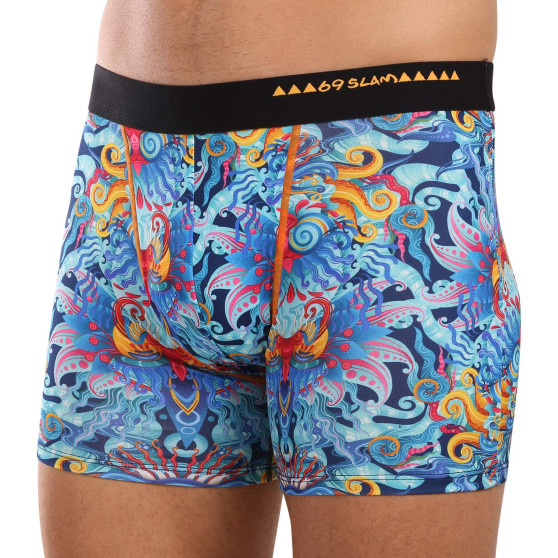 69SLAM Herren-Boxershorts BLUE HABITAT (MBYBUH-PO)