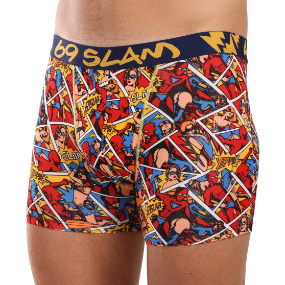 69SLAM Herren-Boxershorts fit bamboo PERVERT HERO (MPBPVO-BB)