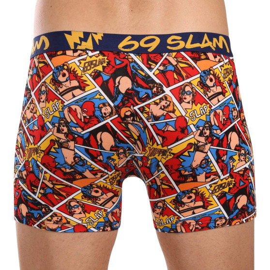 69SLAM Herren-Boxershorts fit bamboo PERVERT HERO (MPBPVO-BB)