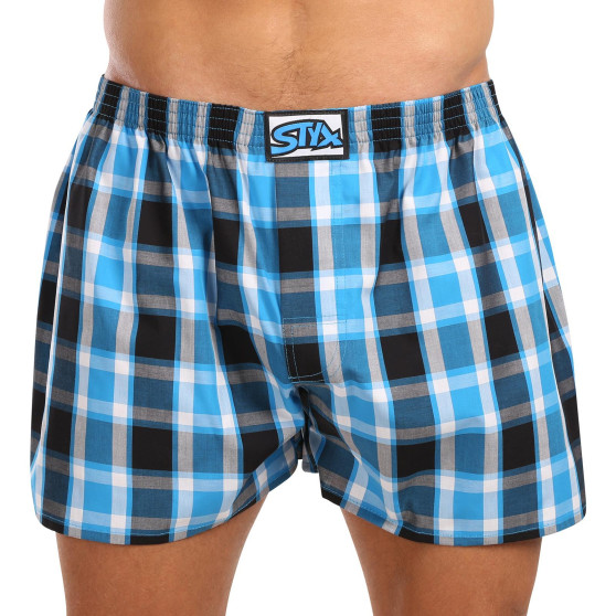 Herren Boxershorts Styx klassischer Gummizug Übergröße mehrfarbig (E1034)