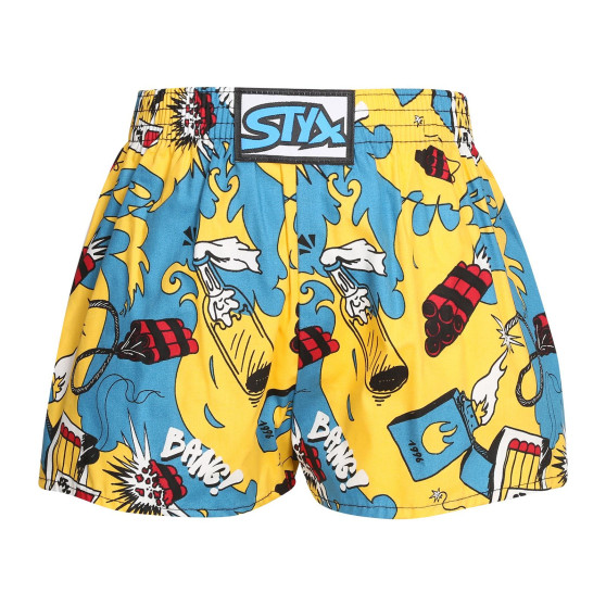 3PACK Boxershorts für Kinder Styx art klassischer Gummizug mehrfarbig (3J16909)