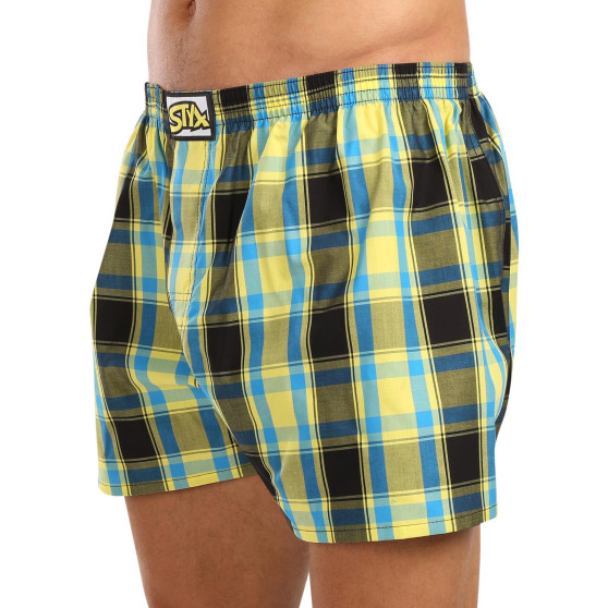 3PACK Herren Boxershorts Styx klassischer Gummizug Übergröße mehrfarbig (3E103133)