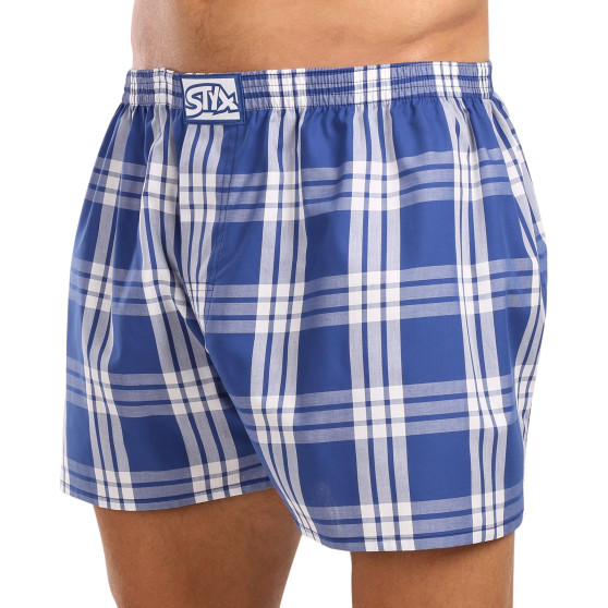 3PACK Herren Boxershorts Styx klassischer Gummizug Übergröße mehrfarbig (3E103840)