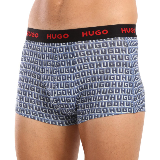 3PACK Herren Klassische Boxershorts HUGO mehrfarbig (50517894 975)