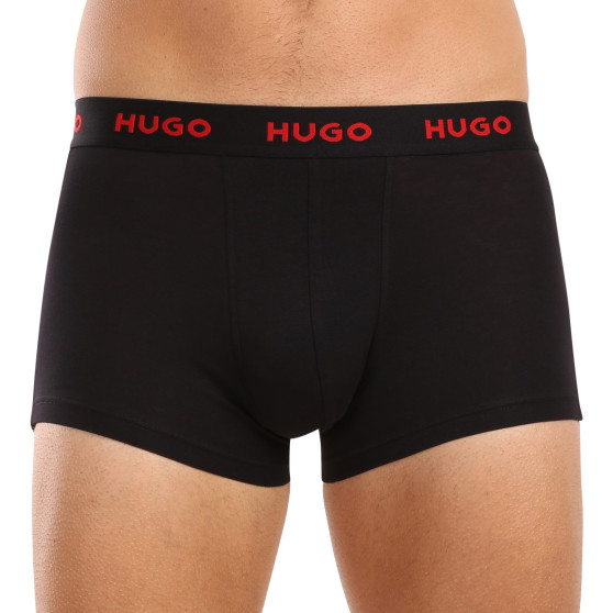 3PACK Herren Klassische Boxershorts HUGO mehrfarbig (50517894 975)