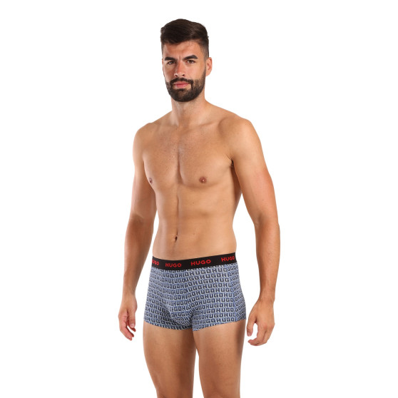 3PACK Herren Klassische Boxershorts HUGO mehrfarbig (50517894 975)