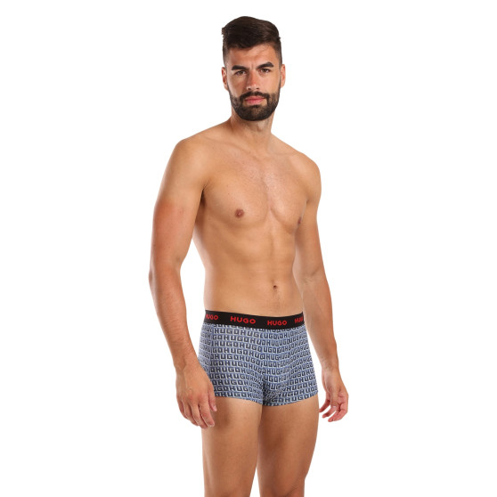 3PACK Herren Klassische Boxershorts HUGO mehrfarbig (50517894 975)