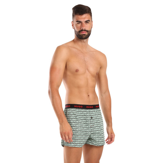 3PACK Herren Boxershorts HUGO mehrfarbig (50518079 972)