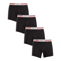 4PACK Herren Klassische Boxershorts Levis schwarz (701224292 001)