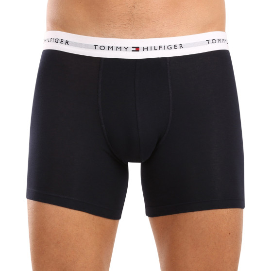 3PACK Herren Klassische Boxershorts Tommy Hilfiger dunkelblau (UM0UM02765 0VZ)