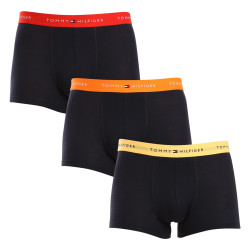 3PACK Herren Klassische Boxershorts Tommy Hilfiger dunkelblau (UM0UM02763 0S0)