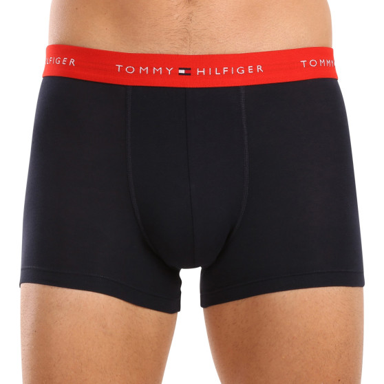 3PACK Herren Klassische Boxershorts Tommy Hilfiger dunkelblau (UM0UM02763 0S0)