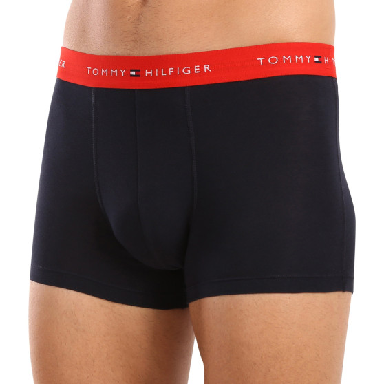 3PACK Herren Klassische Boxershorts Tommy Hilfiger dunkelblau (UM0UM02763 0S0)